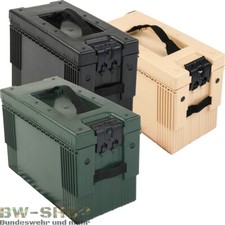 ORIGINAL BUNDESWEHR MUNITIONSKISTE M2A1 KUNSTSTOFF ARMY AMMO BOX CAL.50 BW KISTE