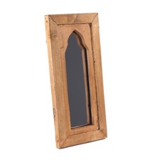 ORIENT WANDSPIEGEL "TARA" | Mahagoni, 50 cm | Flurspiegel, Teak Holzspiegel 