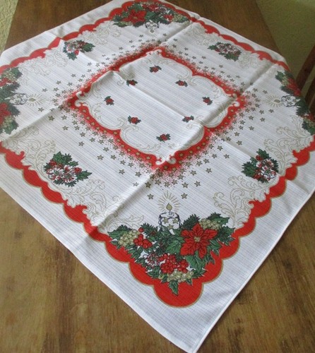 Weihnachtstischdecken 80x80