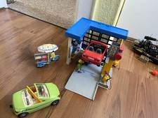 Playmobil Autowerkstatt mit Hebebühne und Zubehör