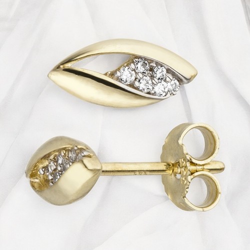 Ohrstecker oval 333 gold - oval,