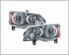 2x SCHEINWERFER HAUPTSCHEINWERFER FÜR CHRYSLER GRAND VOYAGER 2008 - 2018