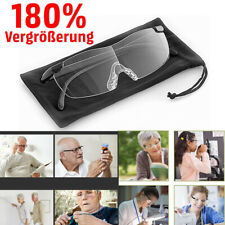 180% Vergrößerung Vergrößerungsbrille Lupenbrille Zauberbrille Kopflupe Brille