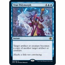 + True Polymorph near mint englisch Adventures Forgotten Realms Rare MtG Magic+