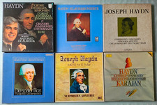 Joseph Haydn, Symphonien, Cello Konzert, Serenaden, Klavierkonzerte, 6 Boxen