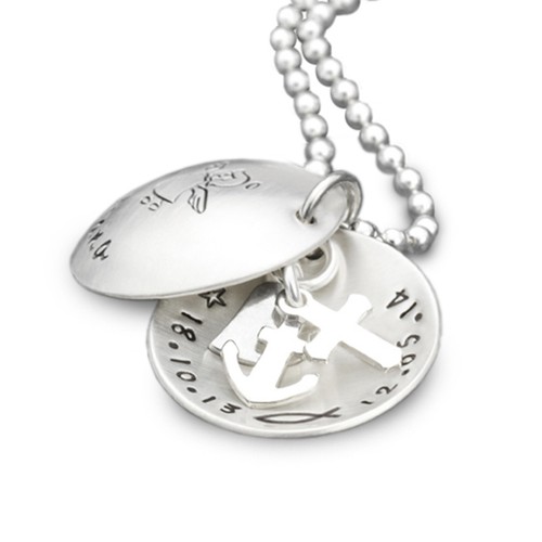 Taufkette mit gravur - gravur, glaube