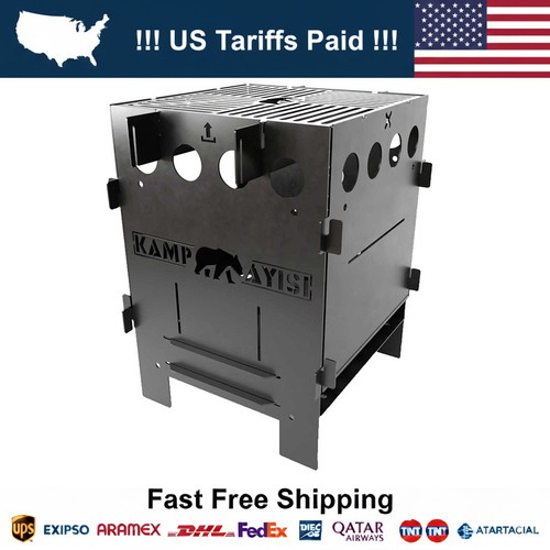 Multi fuel burning camp - camp, stove