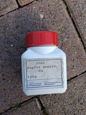 Kupferpulver 100g Rein Chemikalien Reagenzien Labor