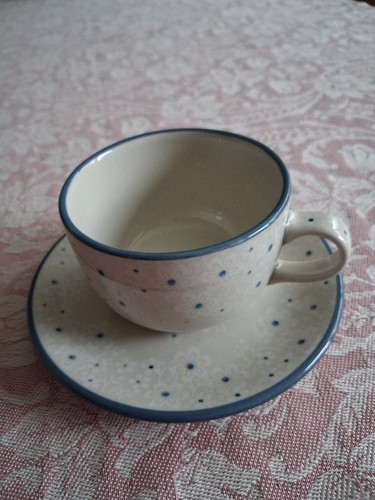 Bunzlauer keramik tasse - bunzlauer, keramik,