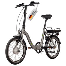 SAXONETTE E Bike Klapprad 20 Zoll mit Rücktrittbremse 374.4 Akku 80KM Range