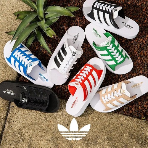Adidas gazelle beach slides - adidas,