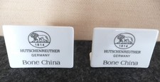 Hutschenreuther  2  Porzellan Werbe- Reklame- Verkaufs Aufsteller Werbeschild