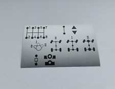Unimog Aufkleber "Schaltschema" für 424 425 427 435 437