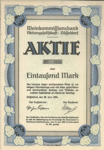 Aktie historisch