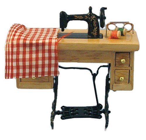 Antike nähmaschine mit - antike,