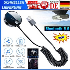 Bluetooth 5.0 - FM Transmitter Auto Radio Adapter Freisprecheinrichtung KFZ Kit/