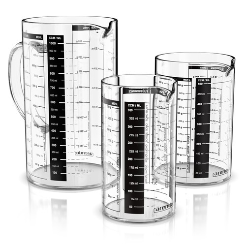 Arendo messbecher set glas - arendo,