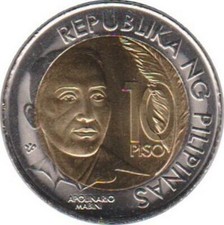 Philippinen 10 Piso 2014