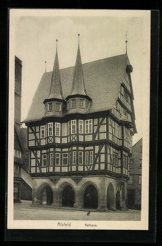 Alsfeld rathaus stadtkern - rathaus, im
