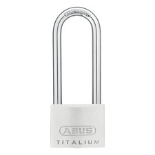 Abus 64TI/50HB80 Vorhanhgschloss Titalium Hoher Bügel