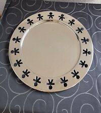 Alessi Teller Edelstahl, 40 cm , Dekor King Kong