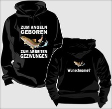 Sweatshirt Kapuzenpullover Hoody Angler Forellenangeln Sportfishing Geschenk 171