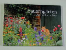 1x Postkartenbuch Bauerngärten Garten 15 verschiedene Motive Postkarten Blumen