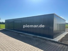 Blechgarage 9x5m Großhalle Blechhalle Container KFZ Garage mit Aufbau I 16332!!