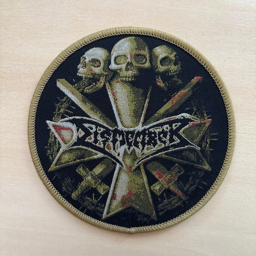 Dismember woven sew on patch - sew,