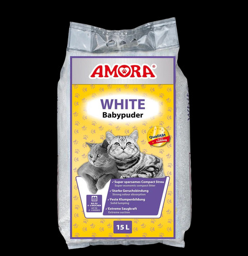 Amora katzenstreu white - katzenstreu,