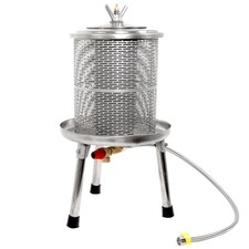 Wasserdruck-Presse 10 Liter komplett Edelstahl Apfelpresse Obstpresse Mostpresse