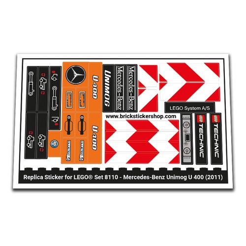 Replacement sticker for set - sticker,