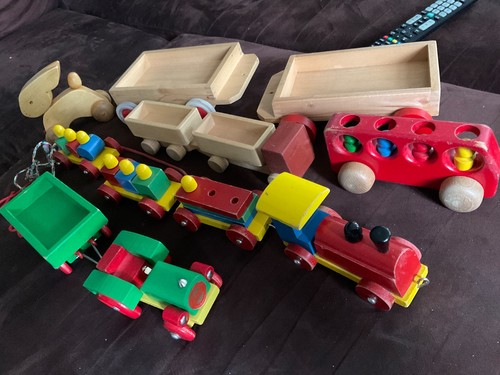 Konvolut vintage holzspielzeug - konvolut,