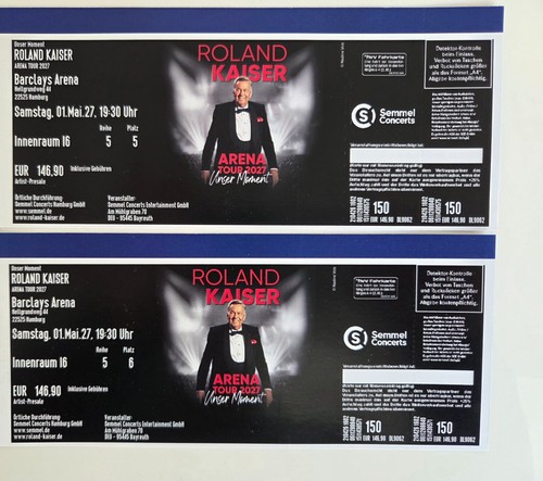 Roland kaiser tickets 2027 - roland,