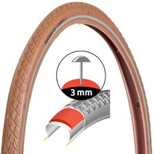 Retro Fahrrad-Reifen Braun 28"
