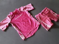 Zunblock Baby Mädchen UV Schutzanzug 86 92 Zweiteiler Badeanzug pink rosa