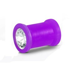 Ohr Piercing Plug Tunnel G-5mm Silikon Expander Stretcher Zirkonia y-ttb137