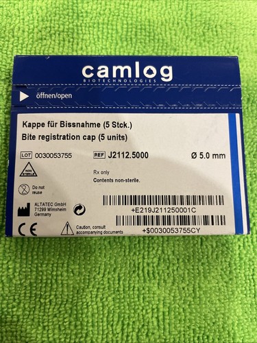 Camlog kappe für bißnahme - camlog,