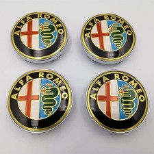 4x 60mm ALFA ROMEO Nabendeckel