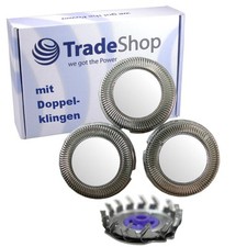 3x Set Scherkopf Messer