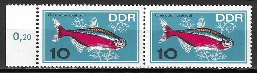 Ddr 1966 1222 - ddr, zierfische