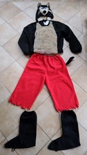 Kostüm böser schwarzer Wolf