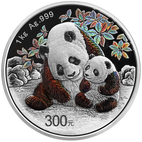 Silbermünze 1kg china panda - 1kg,