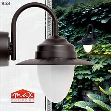 Retro Außenleuchte Außenlampe Wandlampe Wandleuchte Aluminium LED  E27 Garten