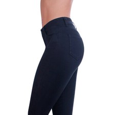 Damen Skinny Jeans Push Up Hose High Waist Destroyed Fransen Slim Fit Stretch 