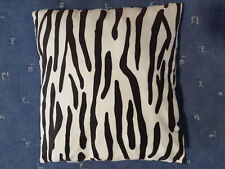 Sofakissen Safarilook Zebrakissen Dekokissen Kuschelkissen weiß-schwarz