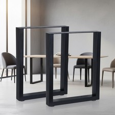 2 Stück Tischgestell Schwarz