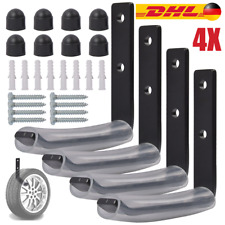 Reifen Wandhalterung für 4 Felgen Autoreifen Wandhaken Reifenhalter Haken Set DE