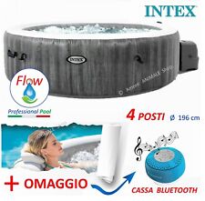 Intex Pure SPA GREYWOOD DELUXE → 4 Plätze - 196x71 CM Schwimmbad Whirlpool 28440