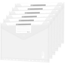 Hochwertige 36er A4 Sichttaschen mit Klettverschluss - Ideal für Schule & Büro